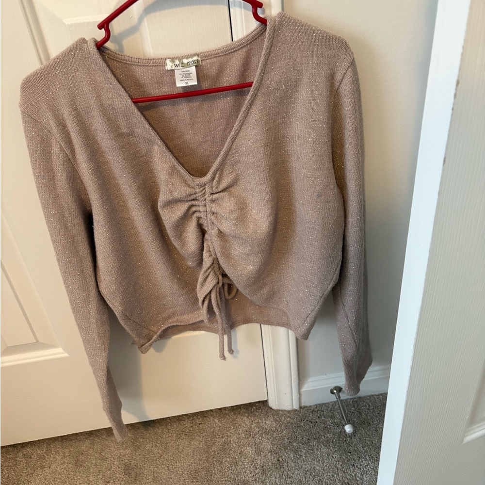 Cropped sweater